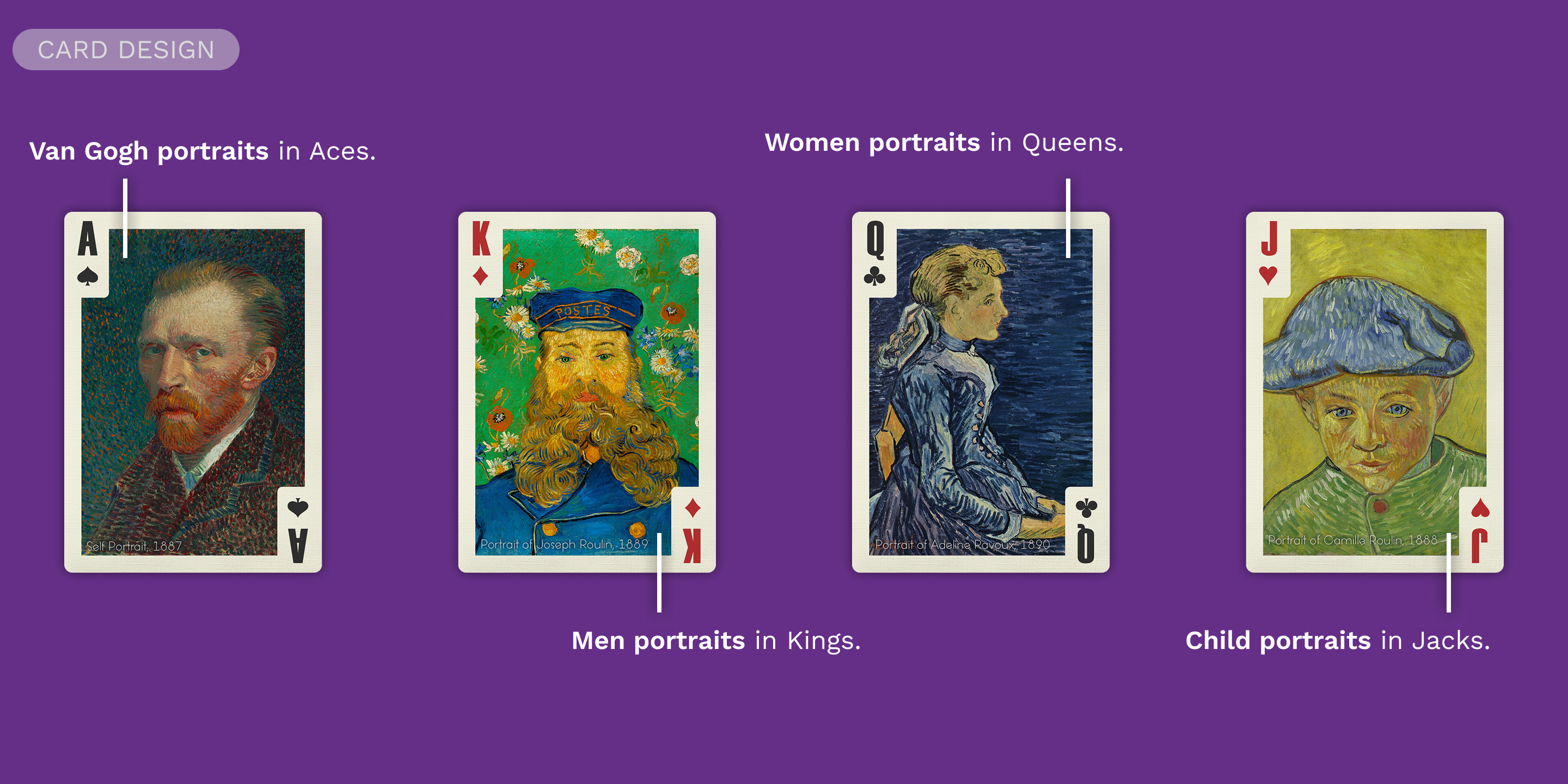 Card designs of main cards