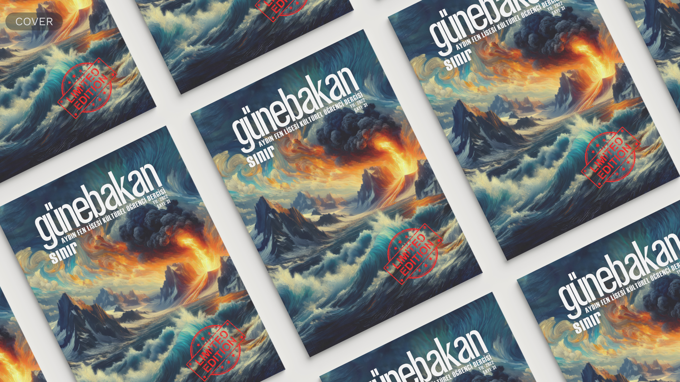 Magazine cover design