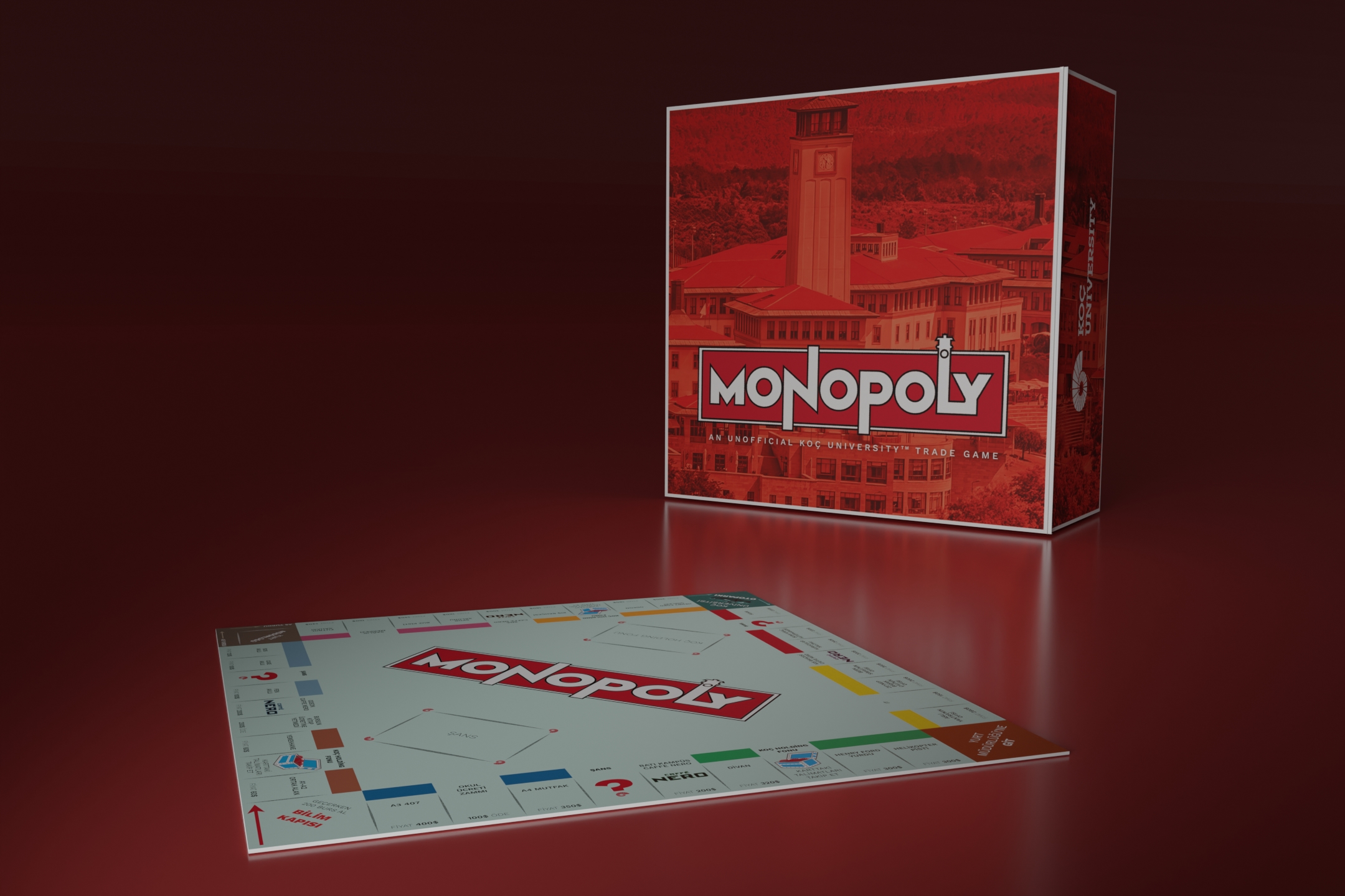 Temporary Koç University Monopoly Game Photo